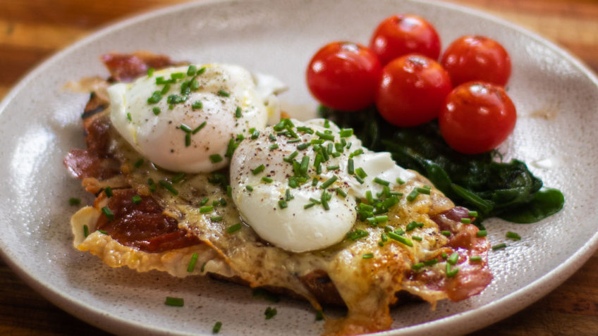 Poached eggs Italian Twisted Style